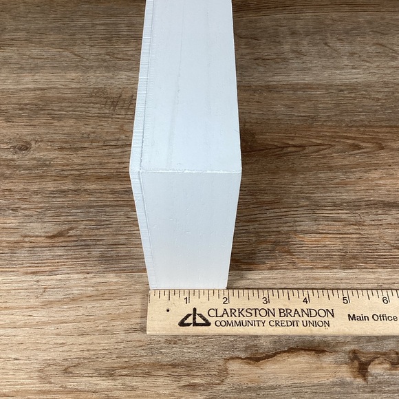 Rae Dunn HANGRY Sign White and Black Rectangular 12” Wooden Sign - Picture 10 of 10